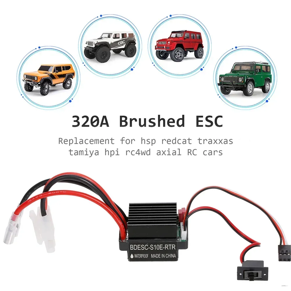 Hobby Quality Rc Cars - Dragon-Modell Hochwertiger 6-12V Bürstenmotor-Geschwindigkeitsregler 320A ESC