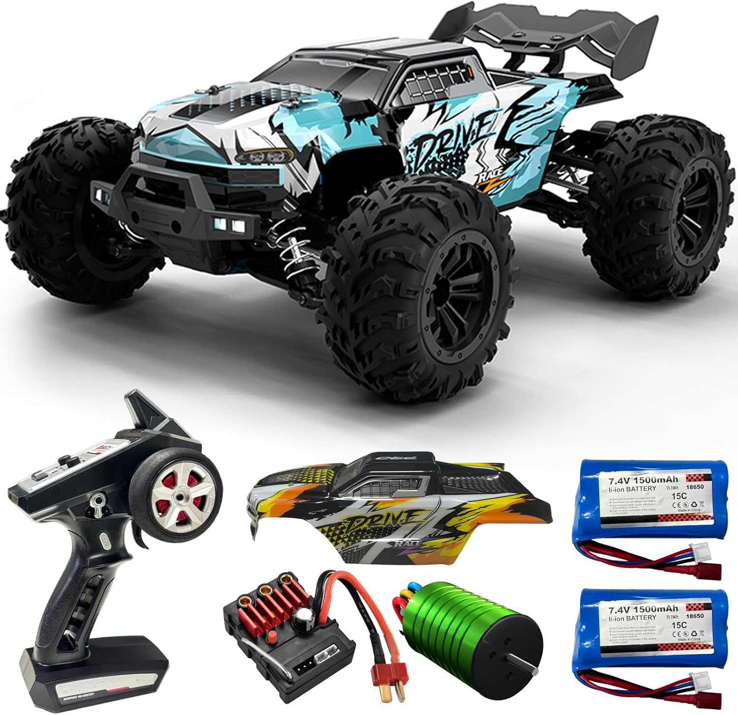 Rc Hobby Grade Monster Truck - Bürstenloser RC Monster Truck im Maßstab