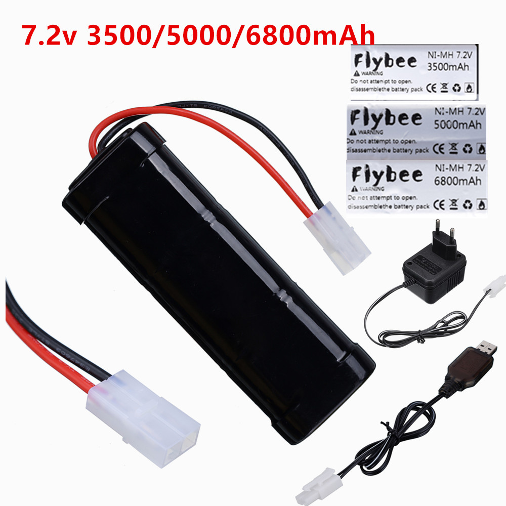 Rc Hobby Truck - Neuer 7,2-V-Akku, 5000/6800 mAh NiMH-Akkupack für