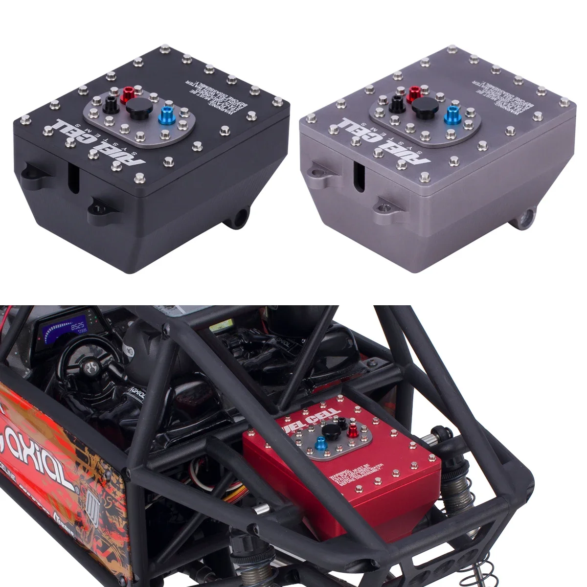 Rc Hobby Truck - 1Pcs Aluminium 1/10 Skala Kraftstoff Zelle