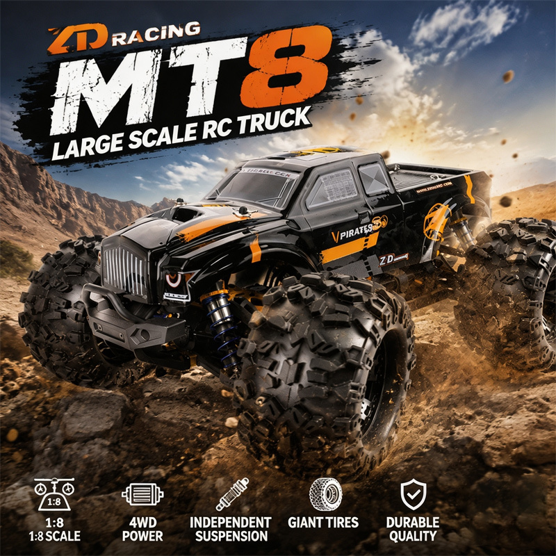 Rc Hobby Grade Monster Truck - Neuer ZD Racing MT8 RC Monster