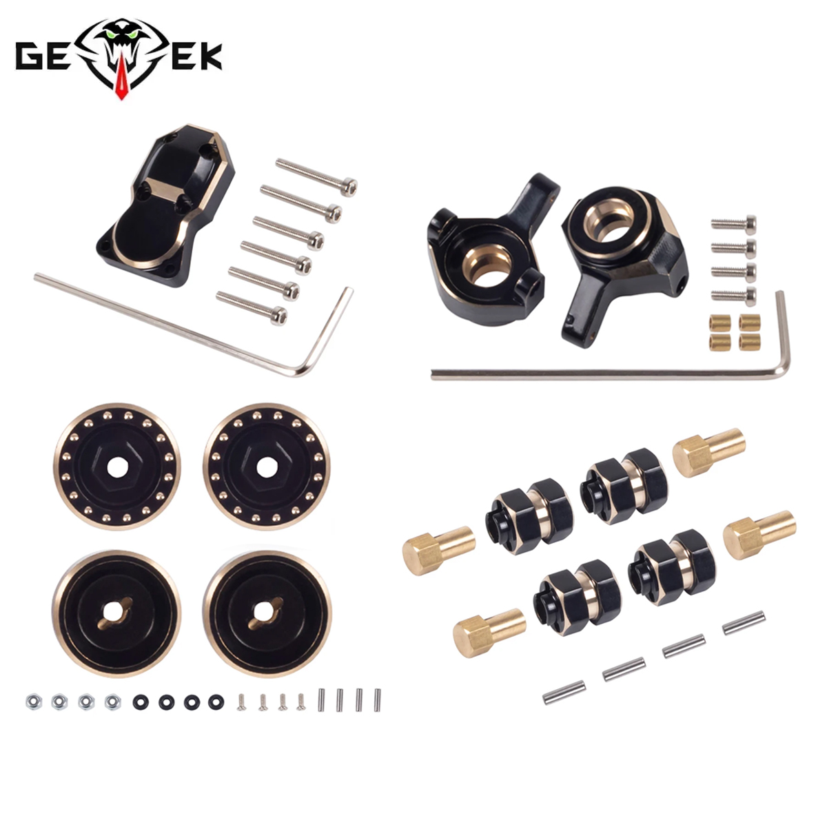 Rc Hobby Products - Messing-Gegengewicht Lenkknöchel Radnabe für 1/24 RC