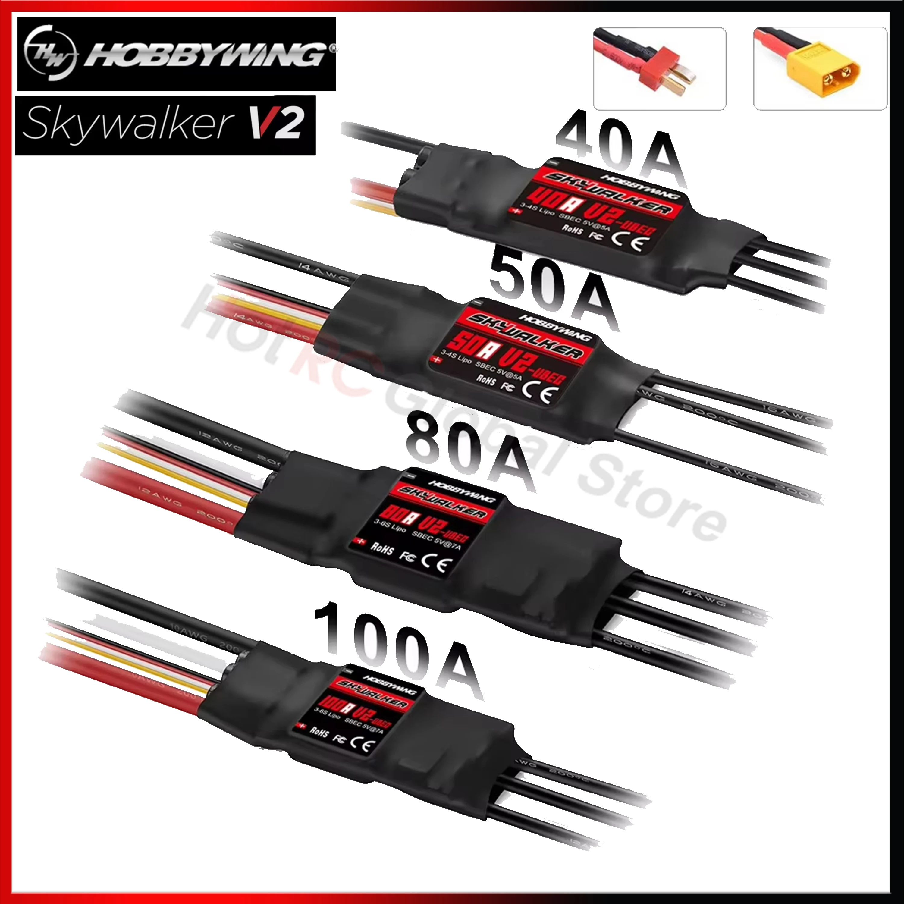 Rc Hobby Airplanes - Hobby wing skywalker v2 serie 40a
