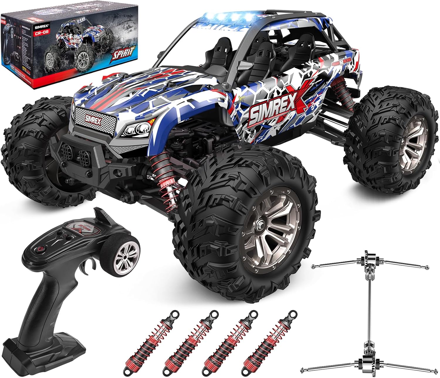 1/16 Maßstab Hobby-Klasse 4WD  – Rc Hobby Grade Monster Truck Bewertung und Preis