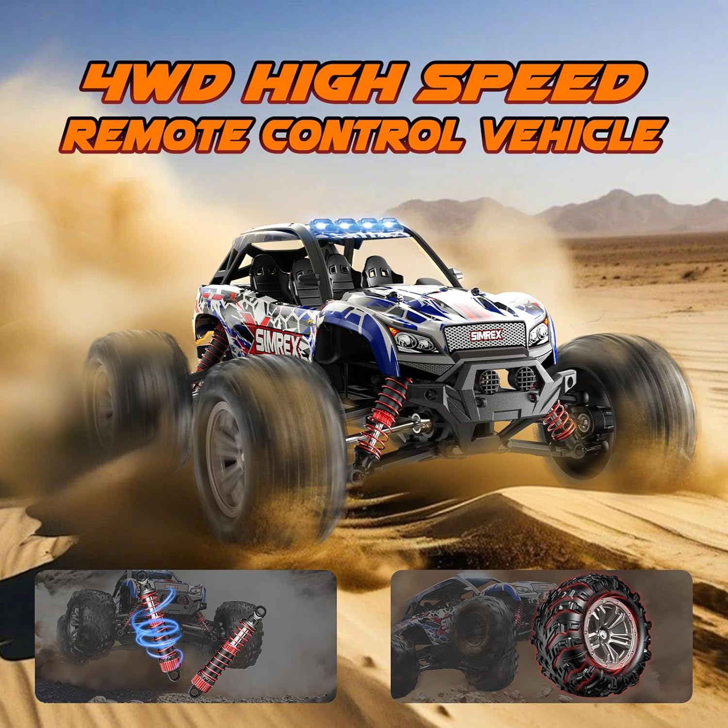 1/16 Maßstab Hobby-Klasse 4WD  – Rc Hobby Grade Monster Truck Bewertung und Preis