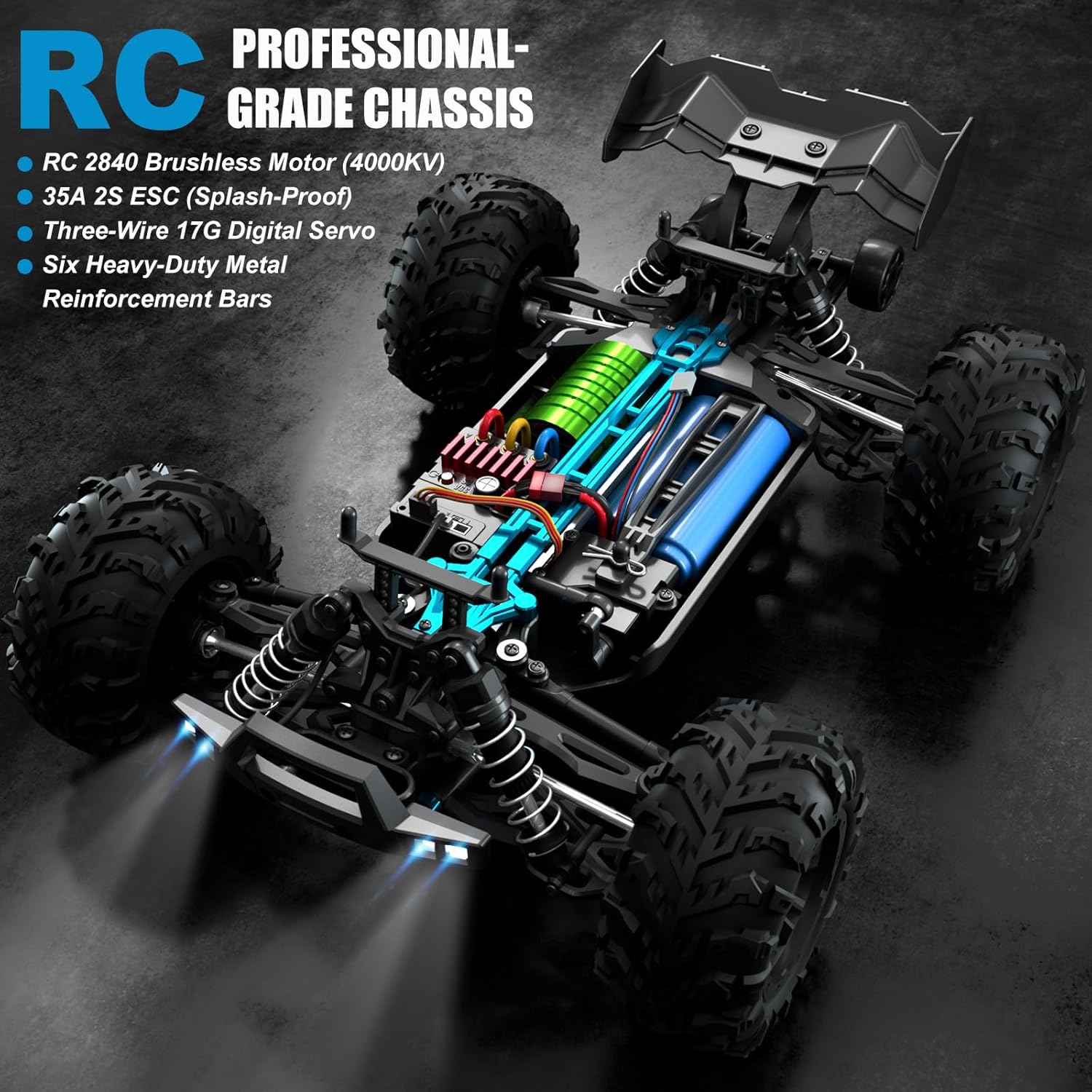 Bürstenloser RC Monster Truck  – Rc Hobby Grade Monster Truck Bewertung und Preis