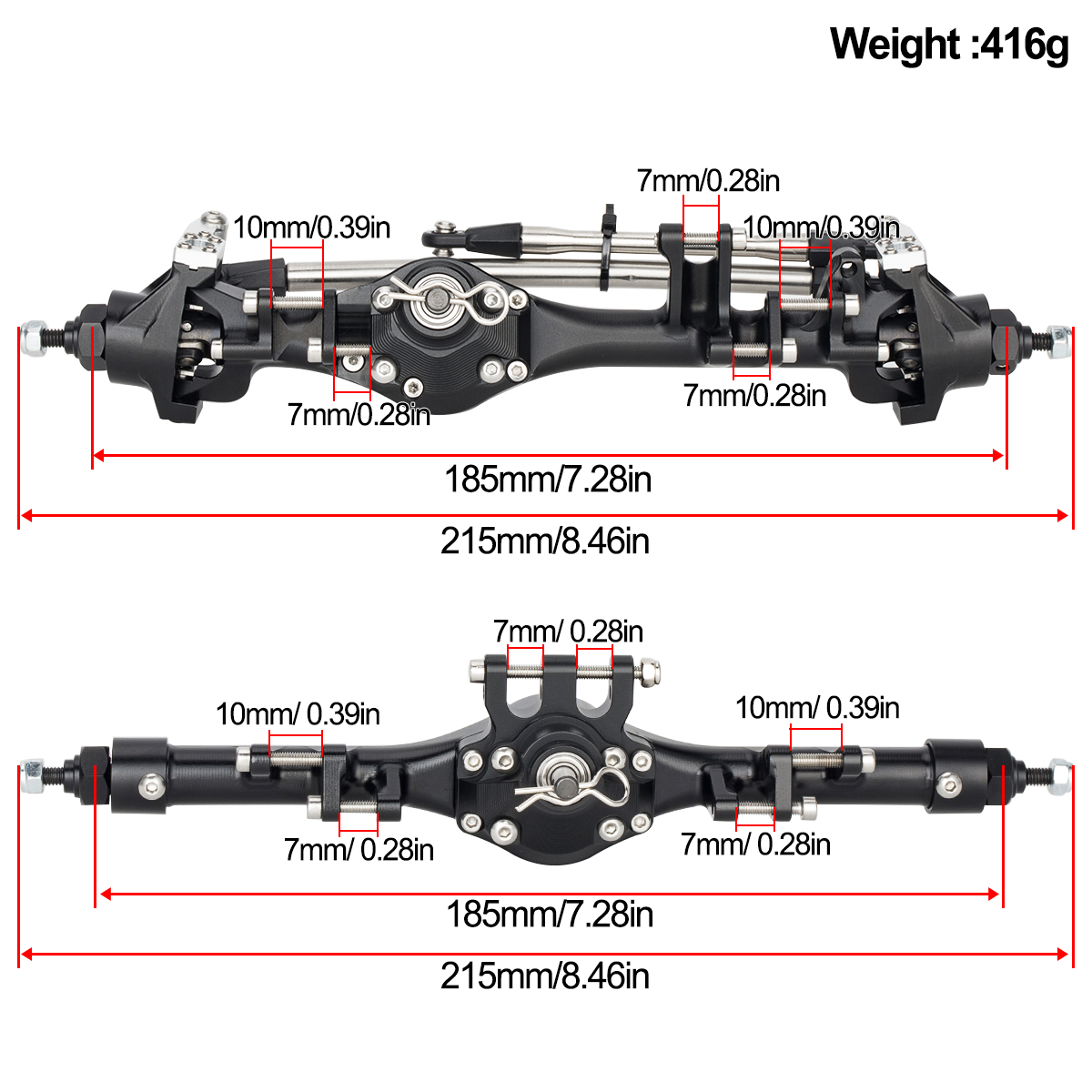 CNC Aluminium Vorne Hinten F10 – Rc Hobby Products Bewertung und Preis