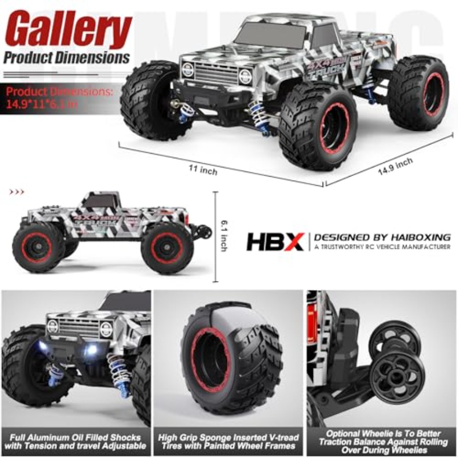 4x4 Offroad RC Monstertruck fü – Rc Hobby Grade Monster Truck Bewertung und Preis