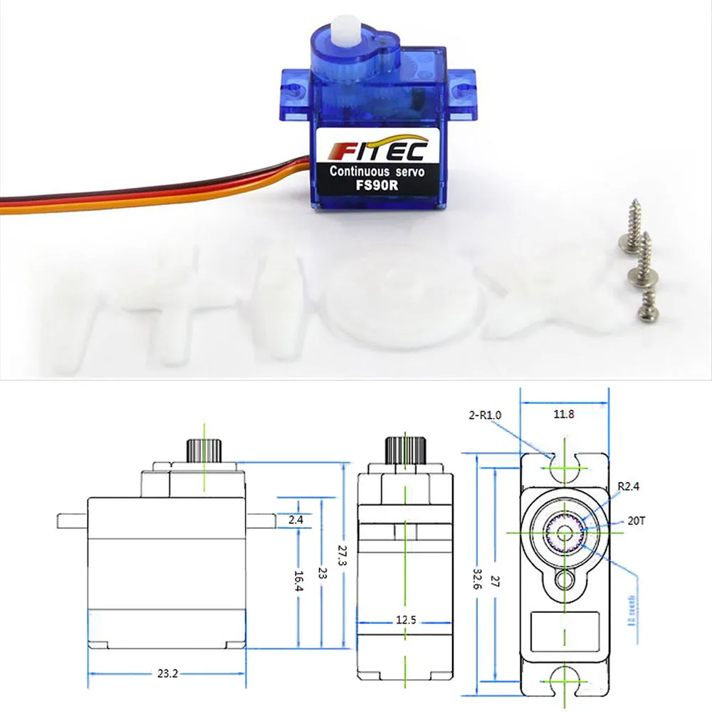 Feetech Mini FS90R Micro Servo – Rc Hobby Products Bewertung und Preis