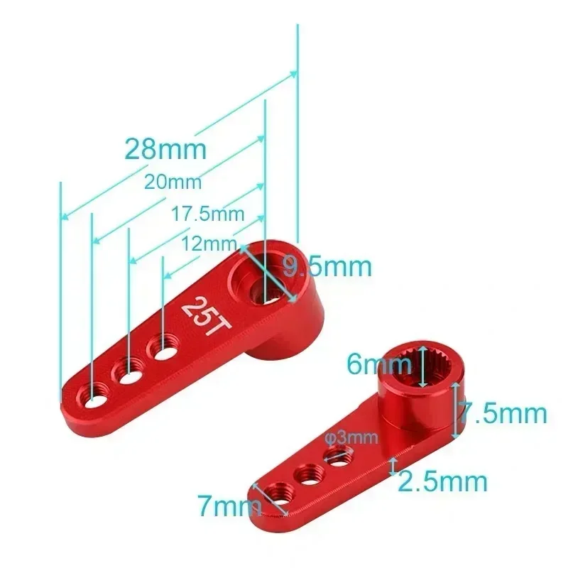 NEEBRC 25T Metall Servo Arm 3  – Rc Hobby Products Bewertung und Preis