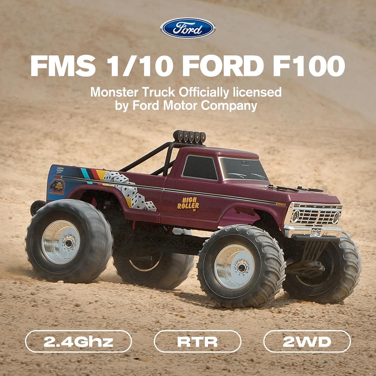 1/10 Maßstab Ford F-100 RC Mon – Rc Hobby Grade Monster Truck Bewertung und Preis