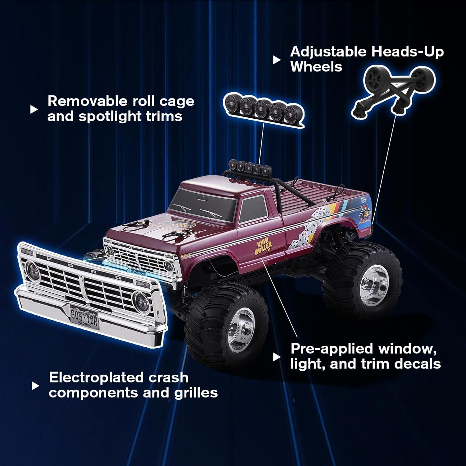 1/10 Maßstab Ford F-100 RC Mon – Rc Hobby Grade Monster Truck Bewertung und Preis