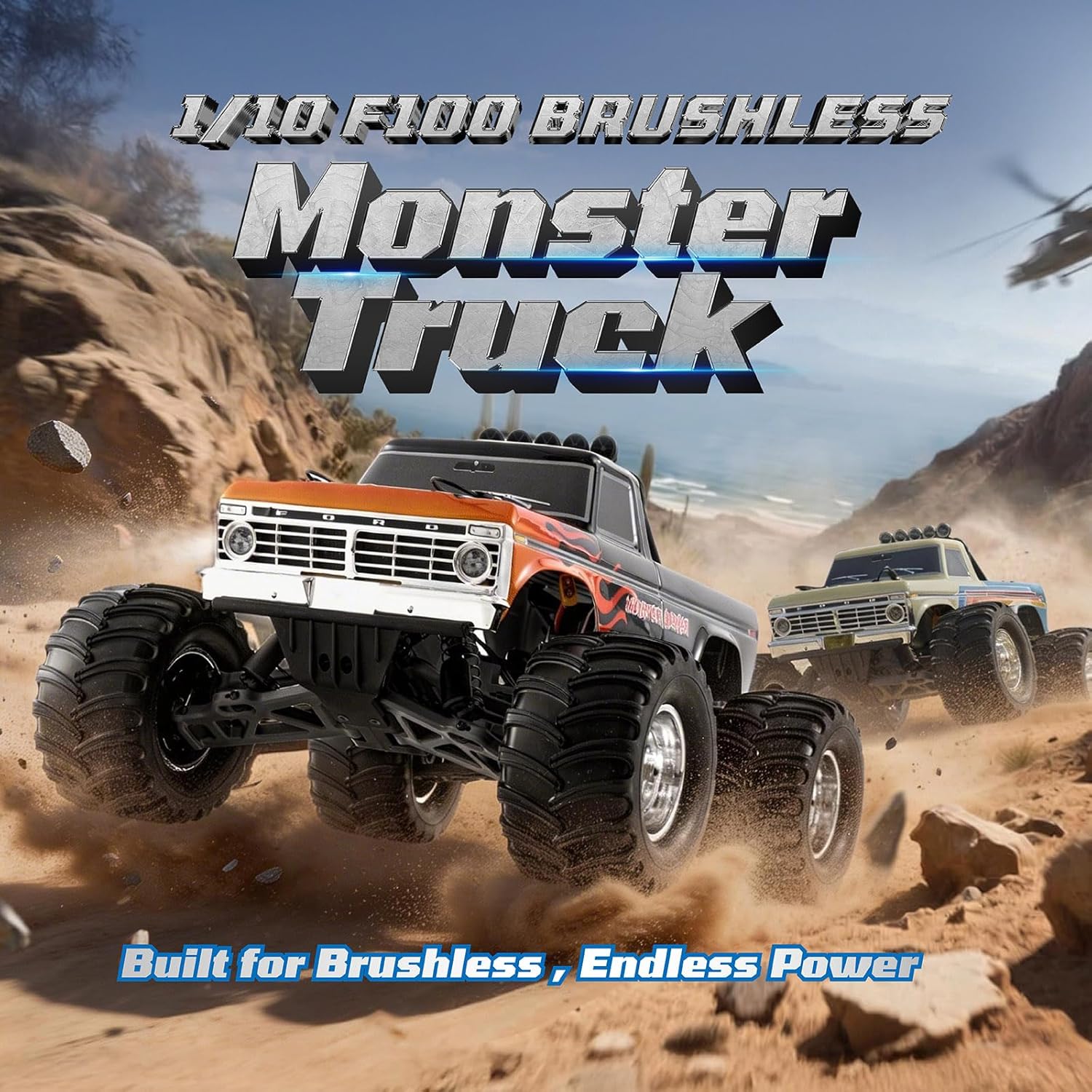 1/10 Ford F-100 Bürstenloser M – Rc Hobby Grade Monster Truck Bewertung und Preis