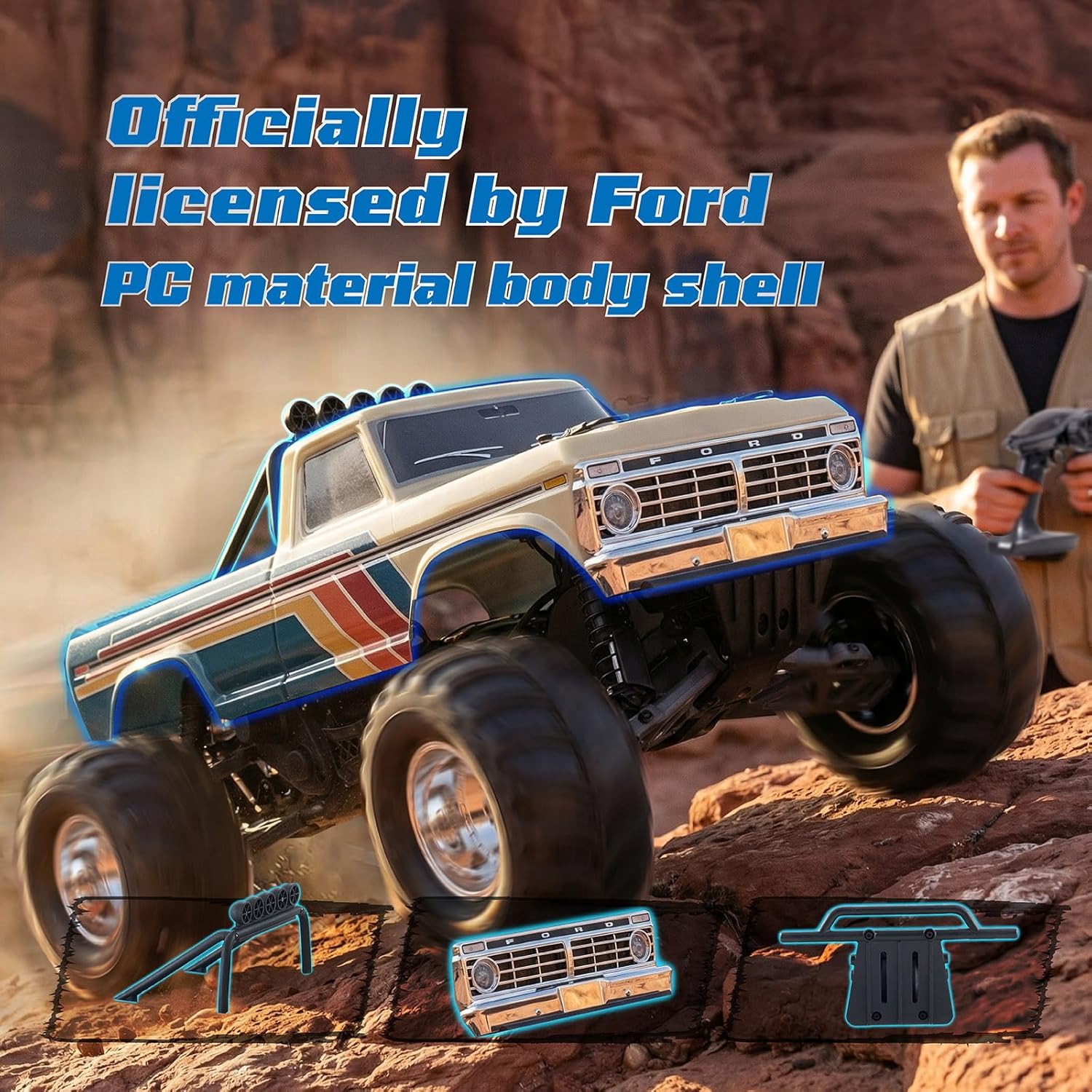1/10 Ford F-100 Bürstenloser M – Rc Hobby Grade Monster Truck Bewertung und Preis
