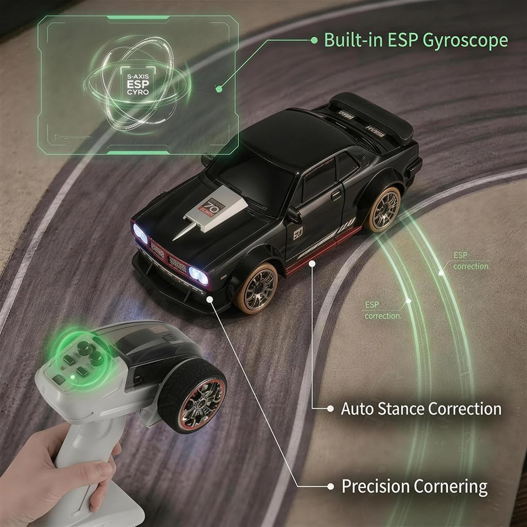 1:64 Maßstab 4WD RC Drift-Auto – Gyroscope Rc Module Bewertung und Preis